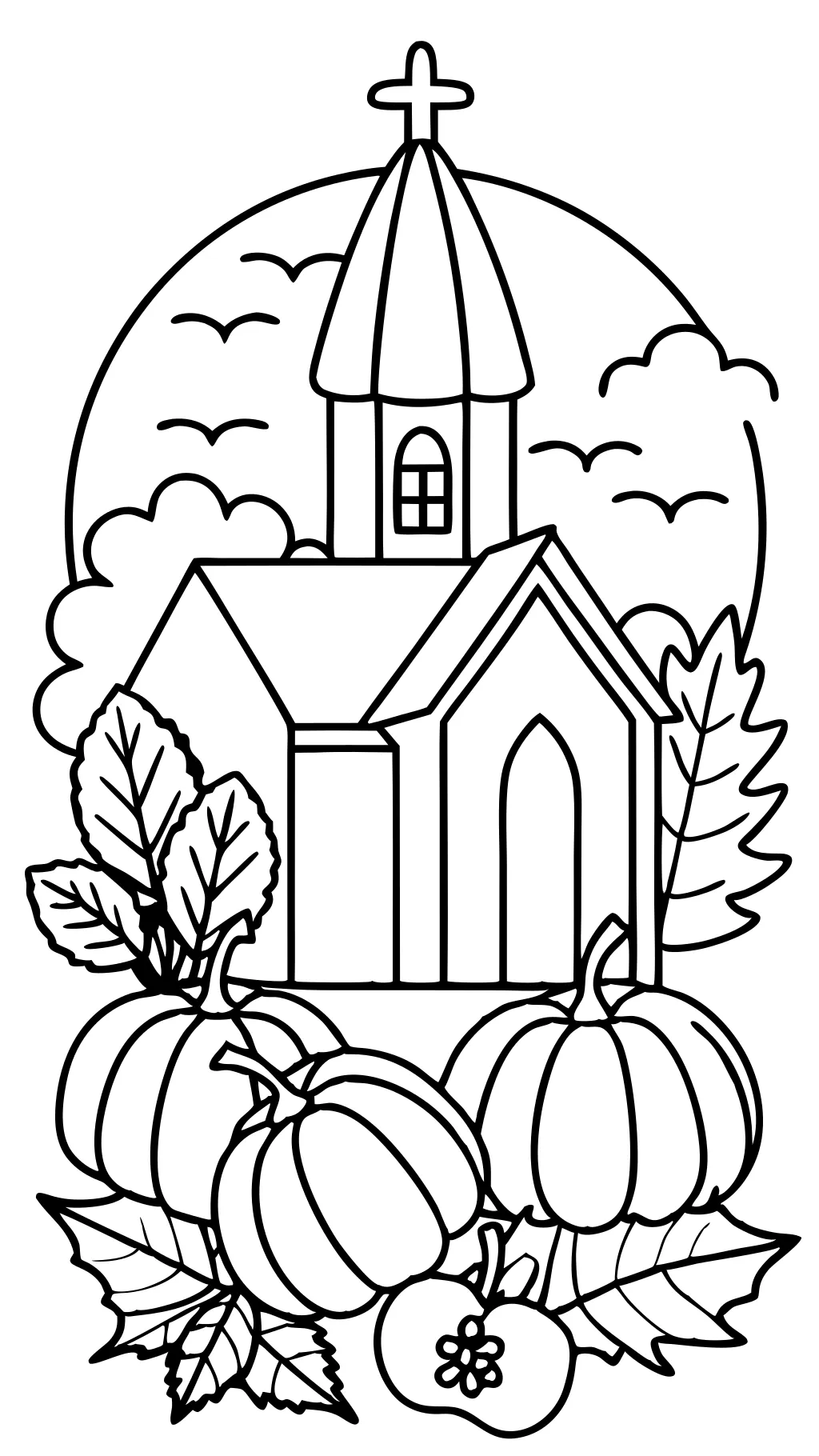 christian fall coloring pages